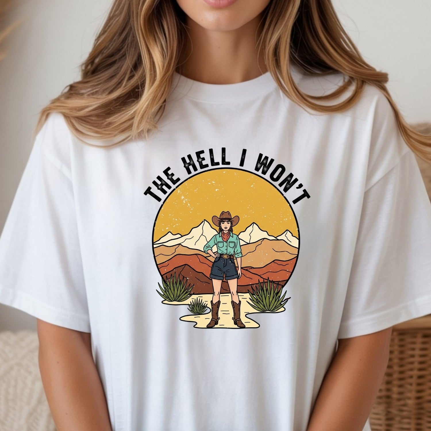 The Hell I Won’t Shirt – Retro Feminist Tee, Women’s Empowerment Gift, Boss Lady T-Shirt