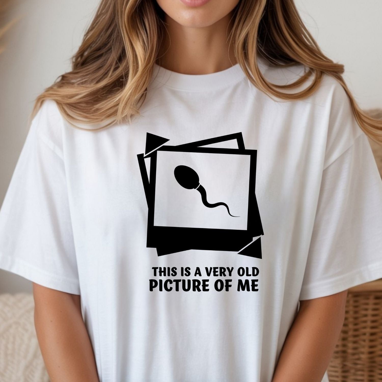 Funny This Is a Very Old Picture of Me T-Shirt - Humor Tee for Men - Sarcastic Birthday Gift