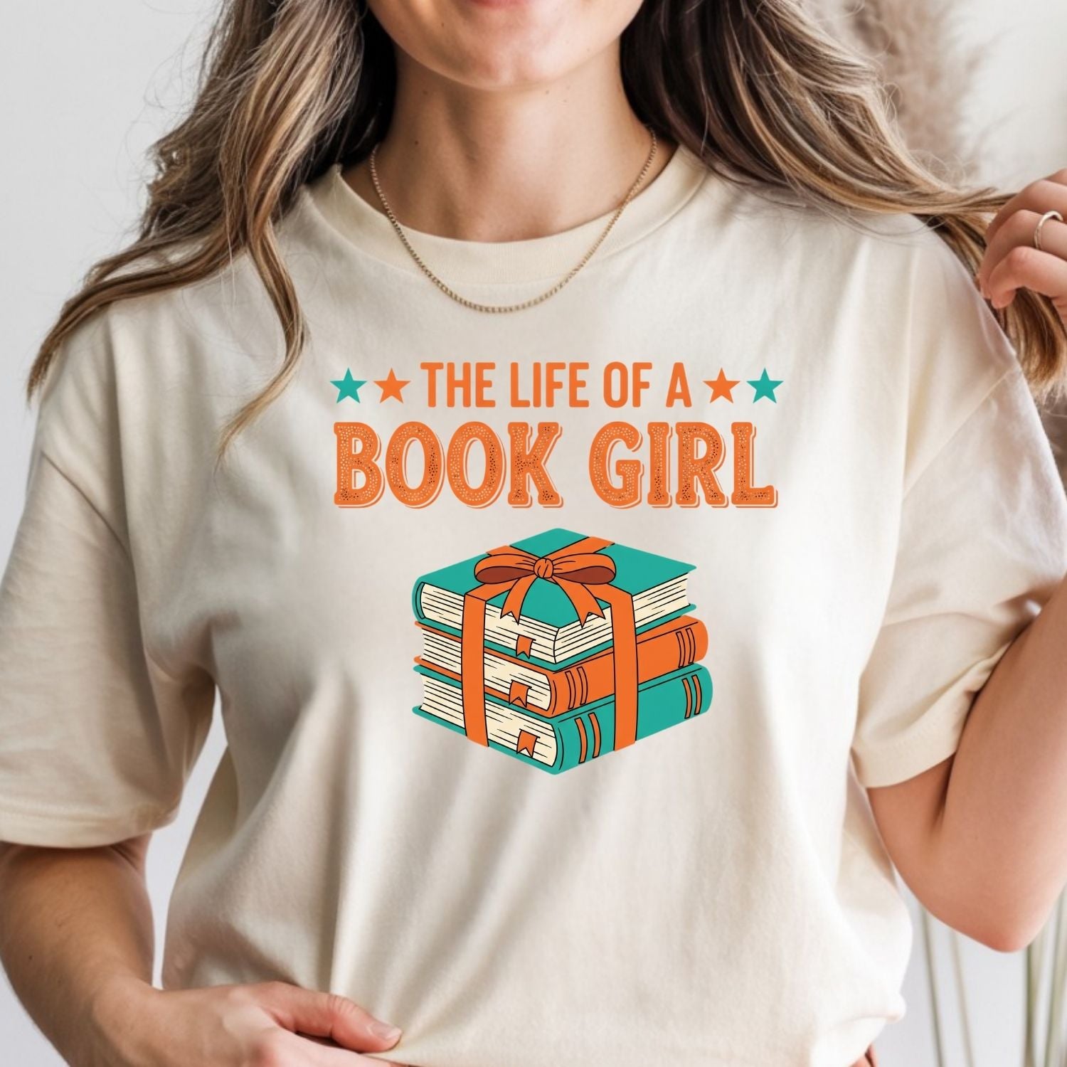 The Life of a Book Girl Shirt - Showgirl Graphic Tee - Book Lover Fan Convention T-Shirt