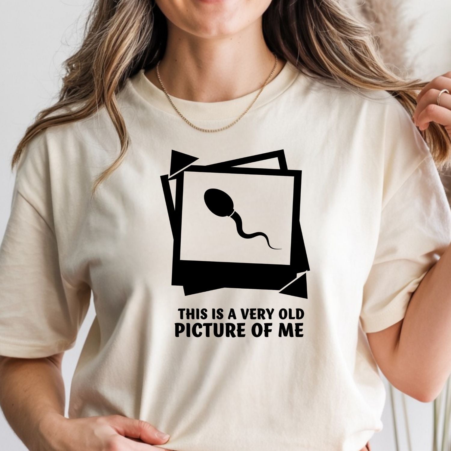 Funny This Is a Very Old Picture of Me T-Shirt - Humor Tee for Men - Sarcastic Birthday Gift