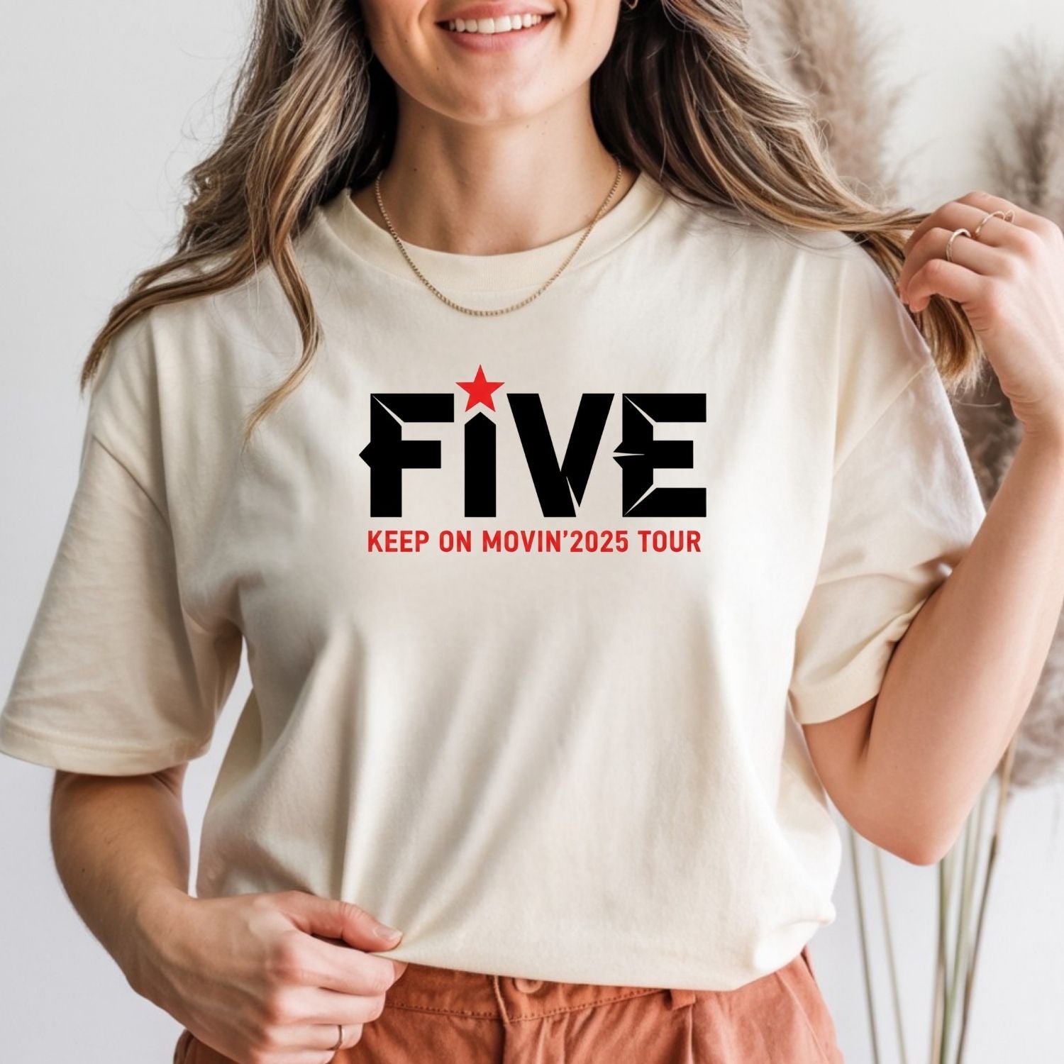 Vintage 90s Keep Movin On Tour Tee – Retro Boyband-Inspired Graphic Shirt