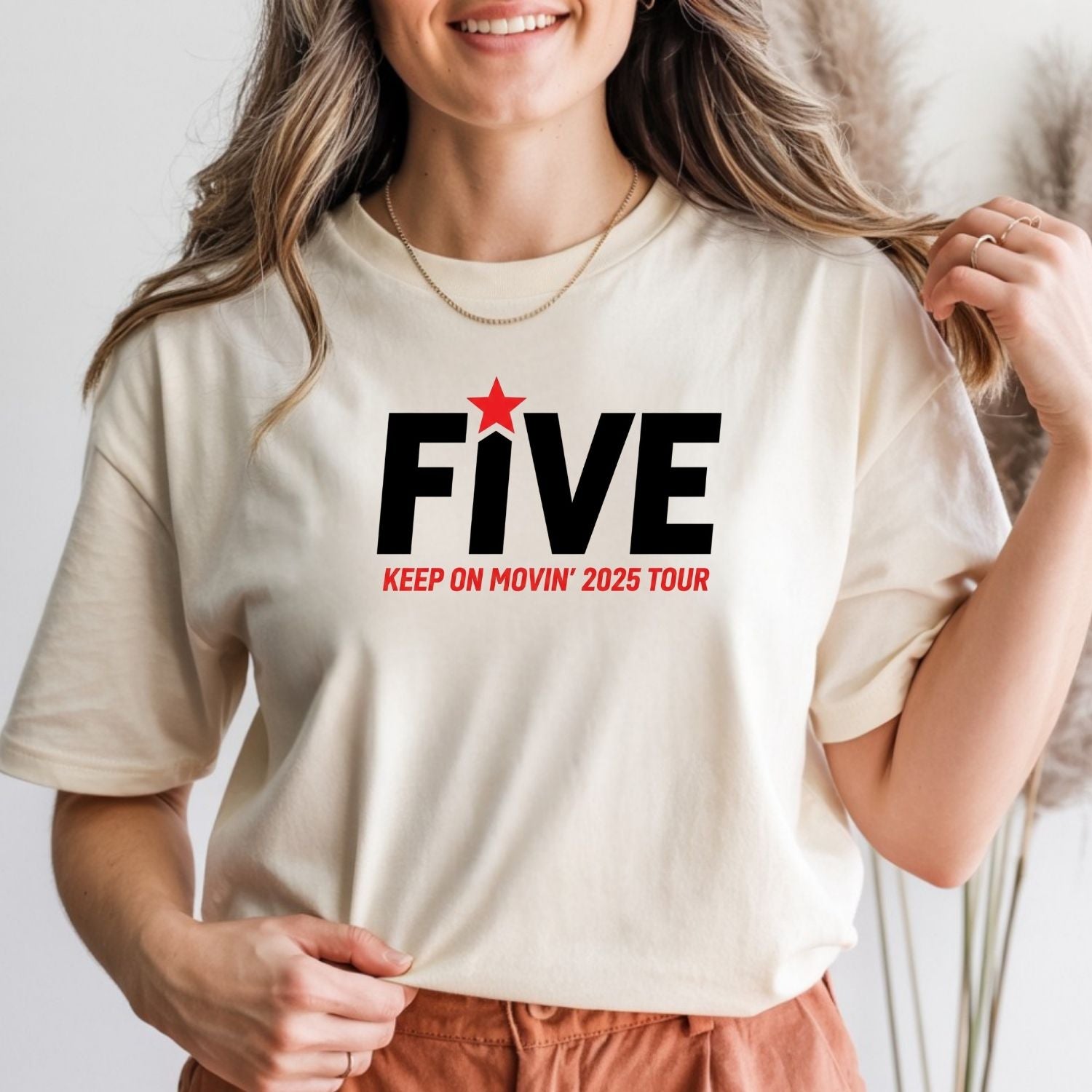 Vintage 90s Boyband T-Shirt – Retro Pop Keep Moving Tour Graphic Tee