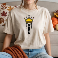 No Kings T-Shirt – Crown Graphic Tee, Patriotic Freedom Protest Design