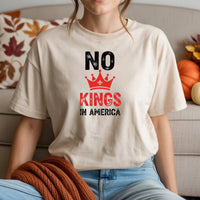 No Kings in America T-Shirt – Patriotic Democracy Tee – Freedom Graphic Top
