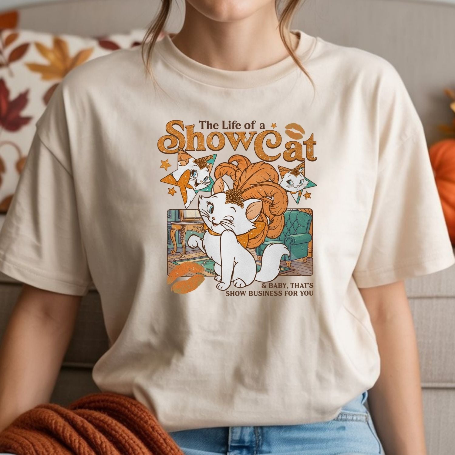 Vintage Showcat Shirt - The Life of a Show Cat Tee - Retro Cat Lover T-Shirt for Women