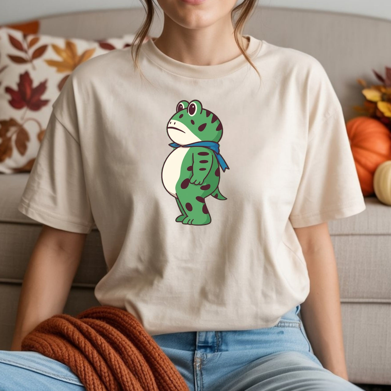 Portland Frog T-Shirt – Witty Protest-Style Vintage Shirt