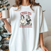 Someone Cares T-Shirt – Retro Sarcastic Tee – Snarky Humor Graphic Design for Women