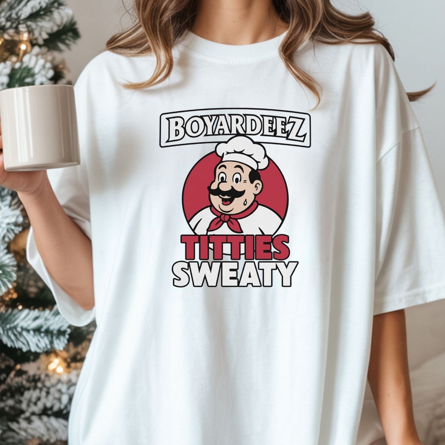 Retro Funny Boyardeez Nutz Sweaty Meme T-Shirt - Embarrassing Graphic Tee - Humor Shirt for Men and Women