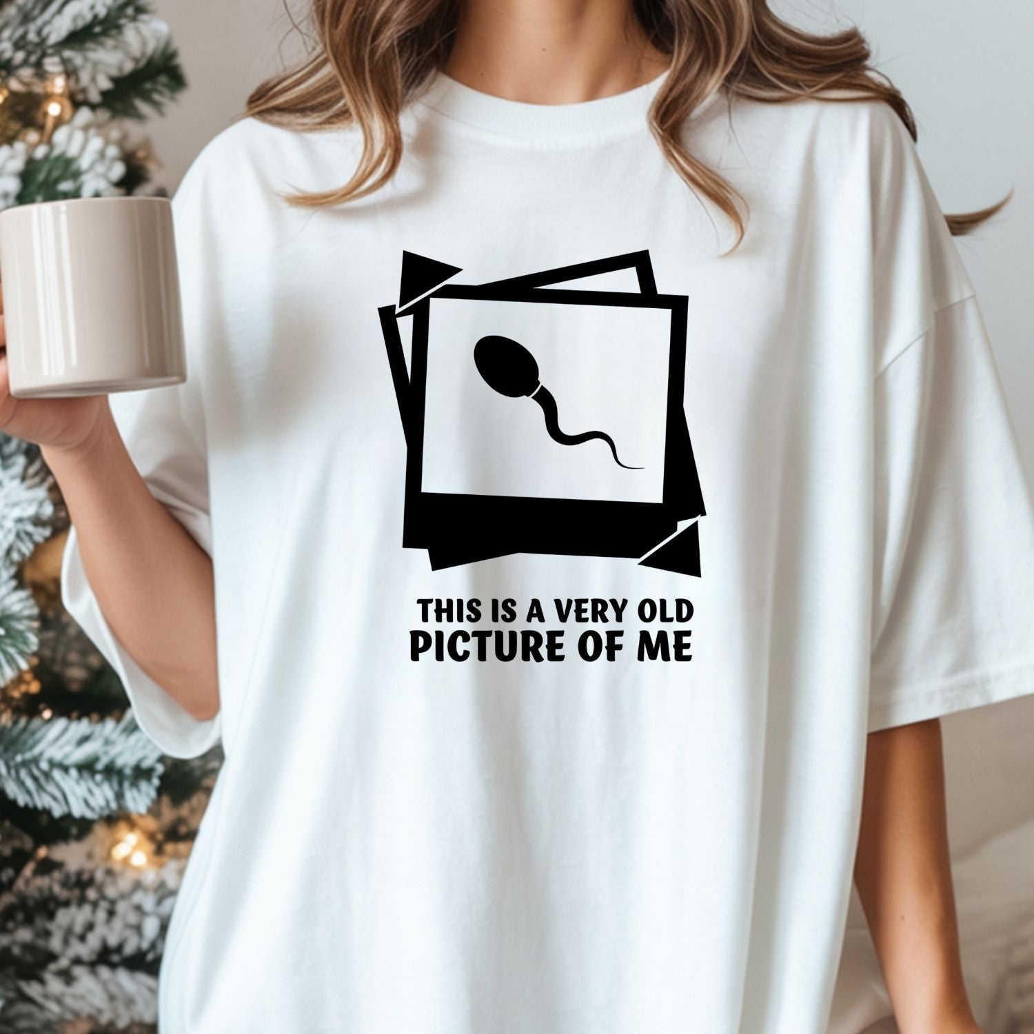 Funny This Is a Very Old Picture of Me T-Shirt - Humor Tee for Men - Sarcastic Birthday Gift