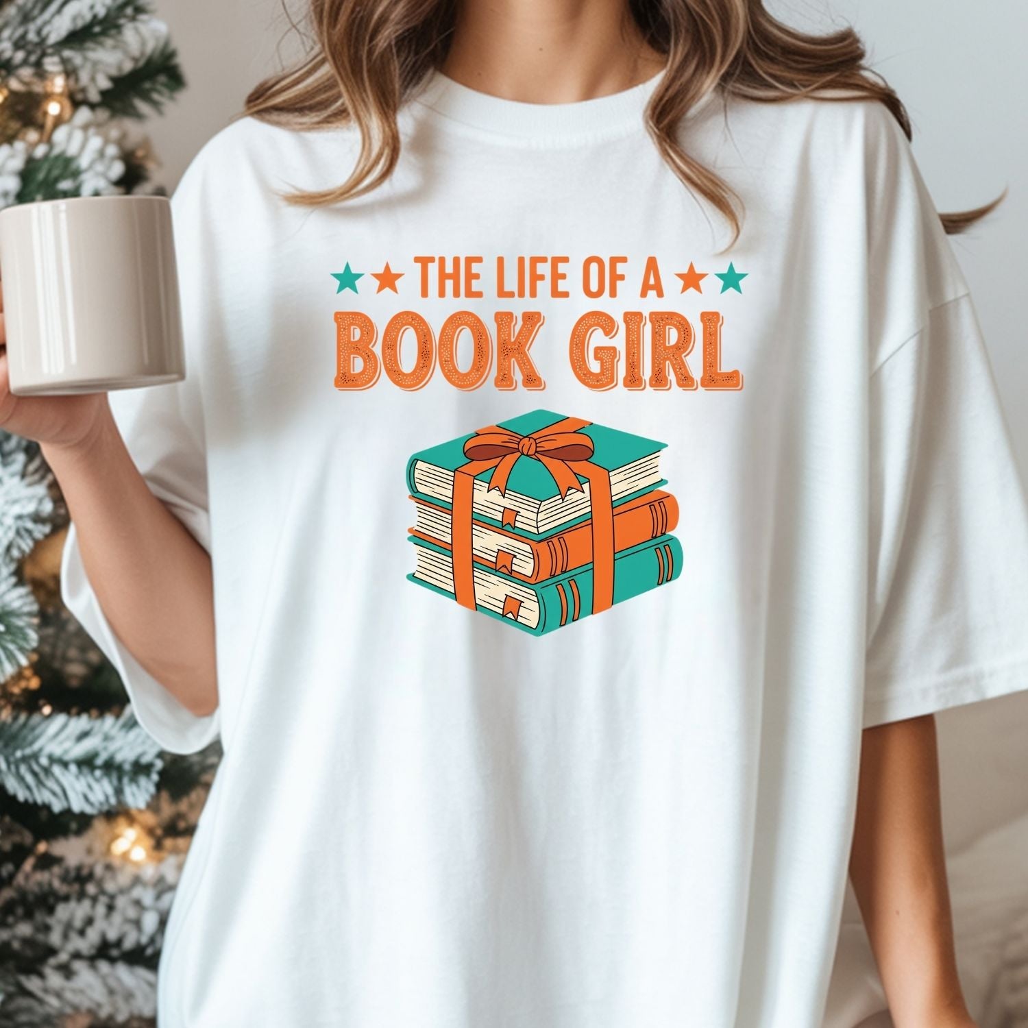 The Life of a Book Girl Shirt - Showgirl Graphic Tee - Book Lover Fan Convention T-Shirt