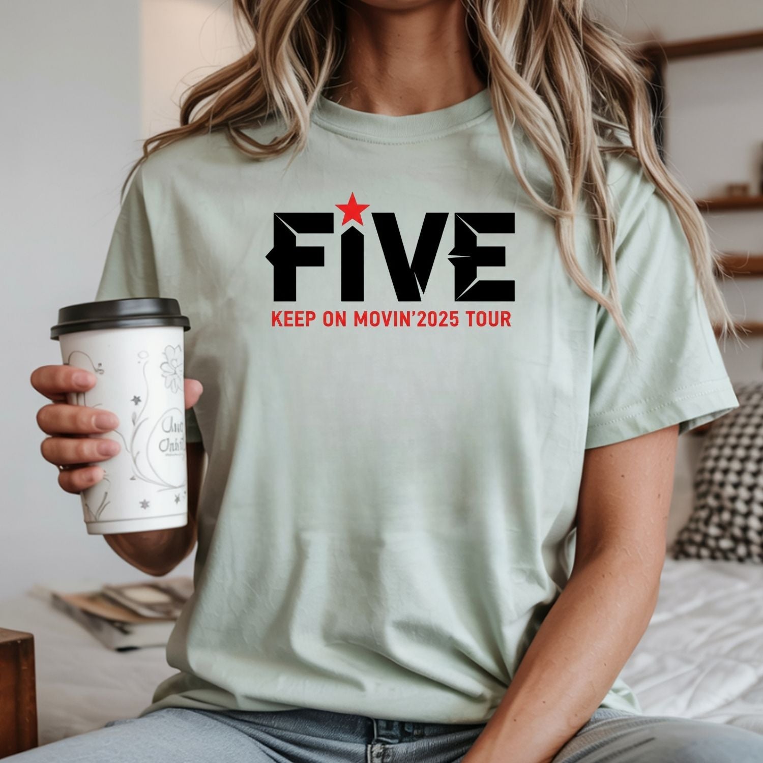 Vintage 90s Keep Movin On Tour Tee – Retro Boyband-Inspired Graphic Shirt