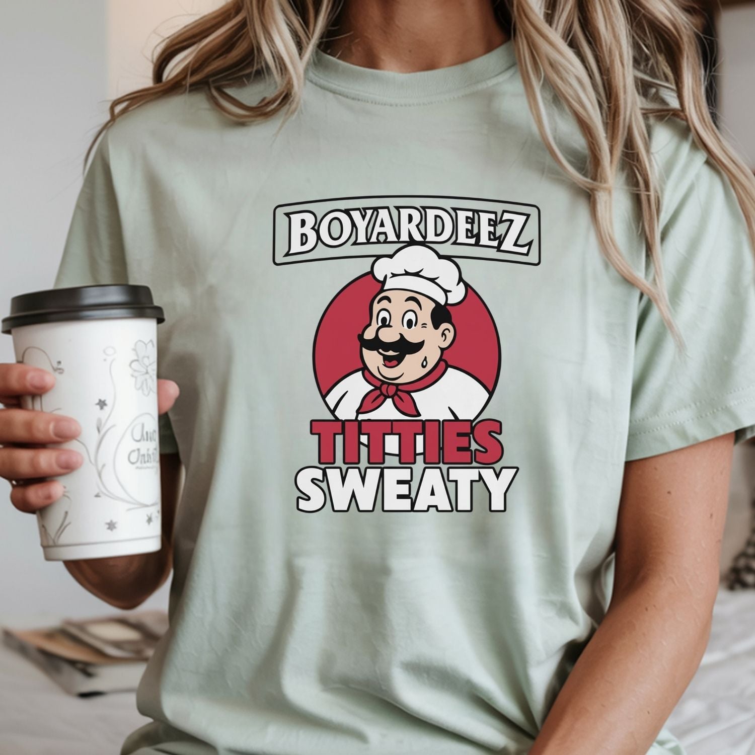 Retro Funny Boyardeez Nutz Sweaty Meme T-Shirt - Embarrassing Graphic Tee - Humor Shirt for Men and Women