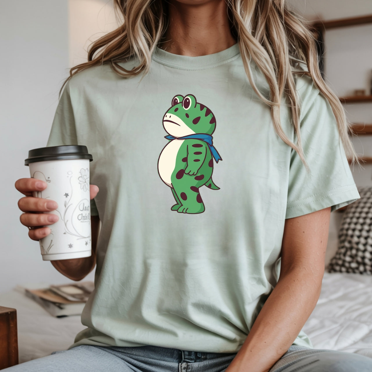 Portland Frog T-Shirt – Witty Protest-Style Vintage Shirt