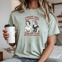 Someone Cares T-Shirt – Retro Sarcastic Tee – Snarky Humor Graphic Design for Women