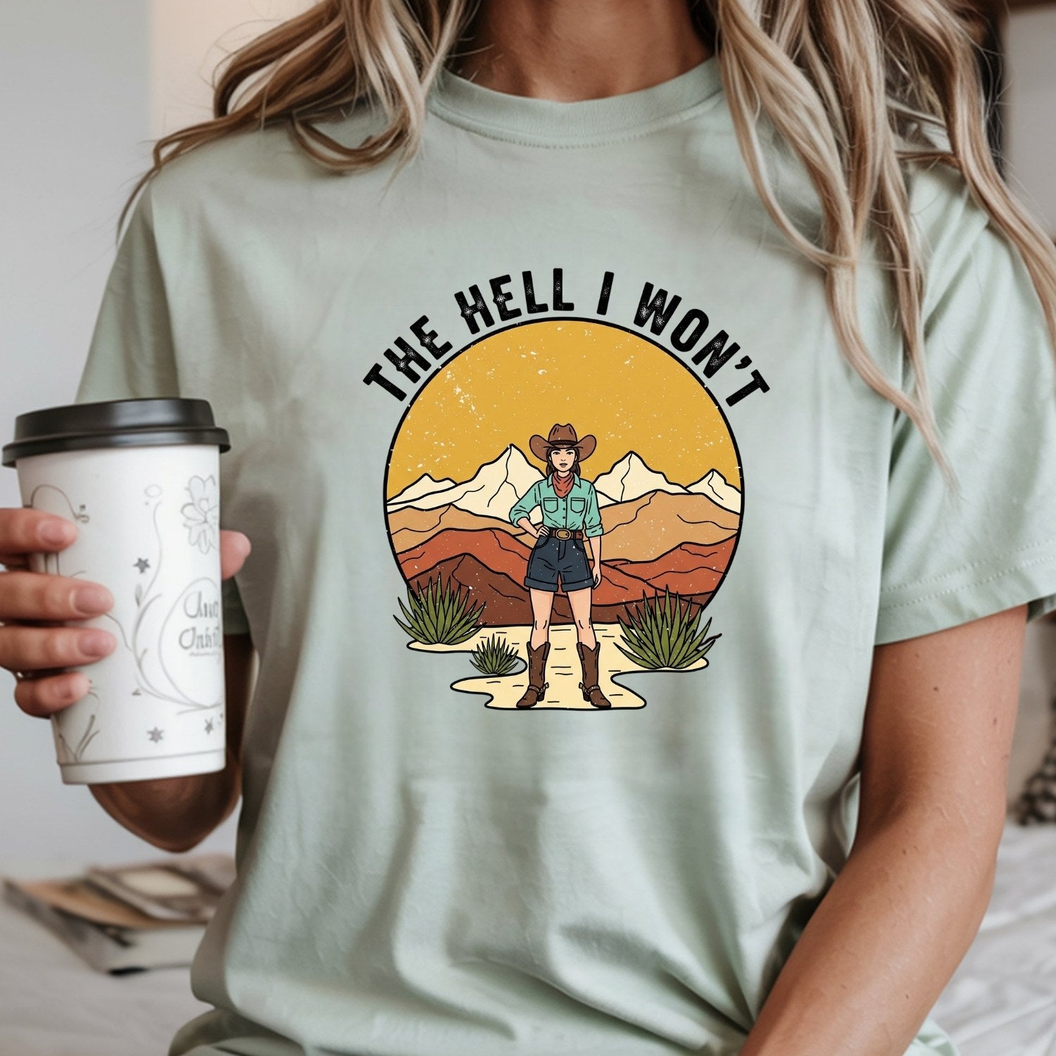 The Hell I Won’t Shirt – Retro Feminist Tee, Women’s Empowerment Gift, Boss Lady T-Shirt