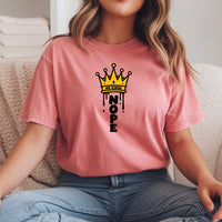 No Kings T-Shirt – Crown Graphic Tee, Patriotic Freedom Protest Design