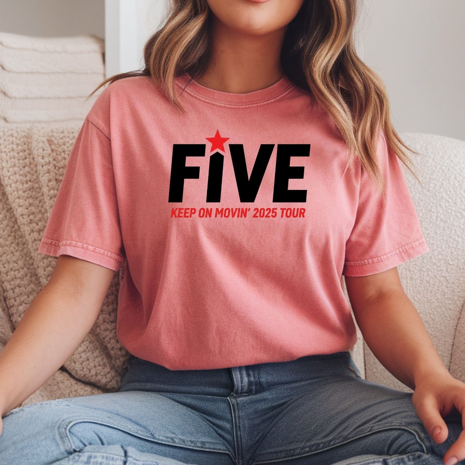 Vintage 90s Boyband T-Shirt – Retro Pop Keep Moving Tour Graphic Tee