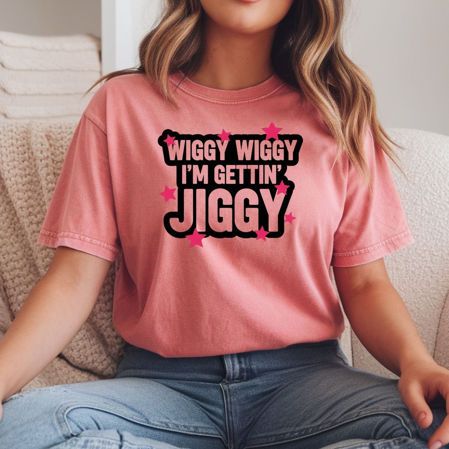 Vintage 90s Boyband T-Shirt – Wiggy Wiggy I’m Gettin Jiggy Retro Tour Tee