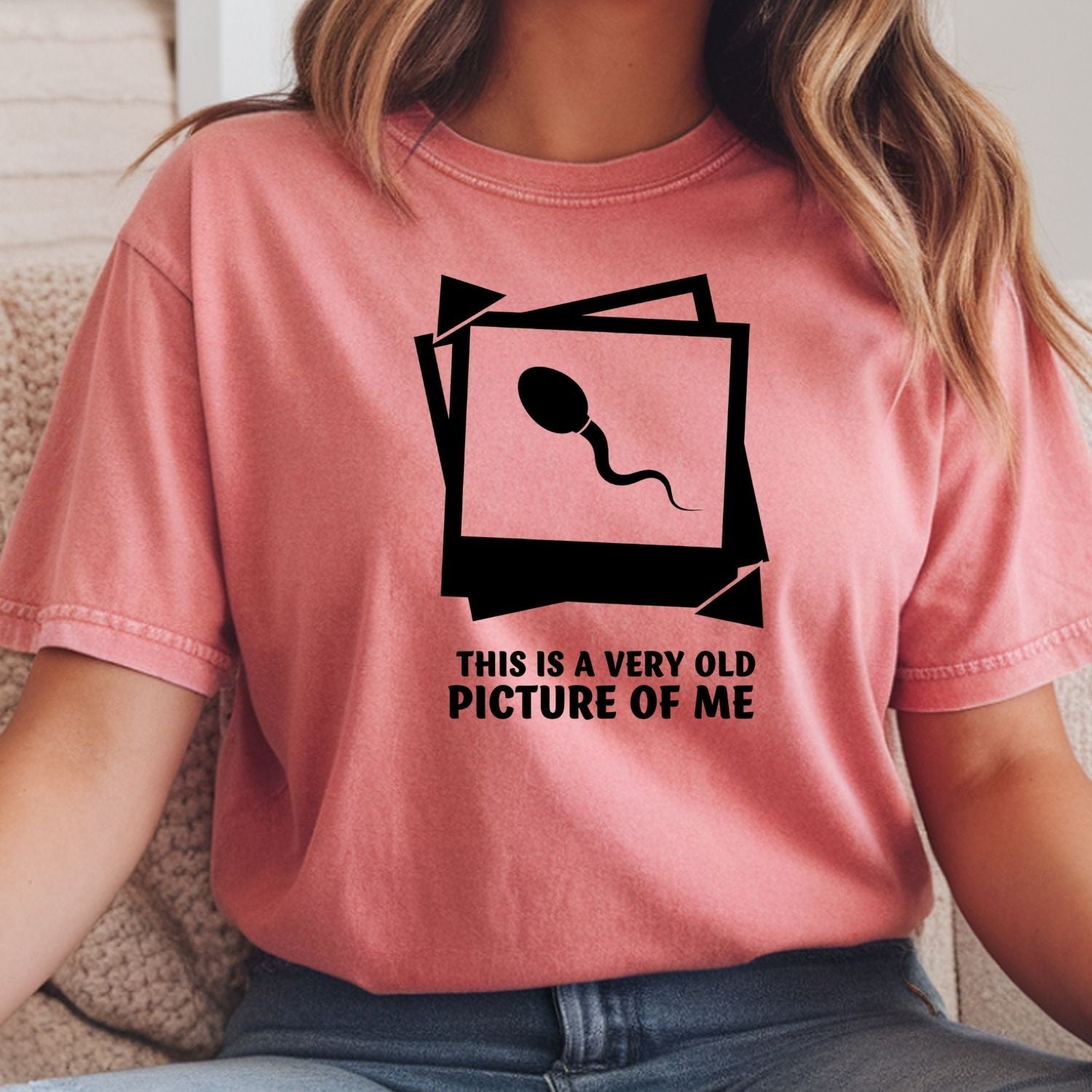 Funny This Is a Very Old Picture of Me T-Shirt - Humor Tee for Men - Sarcastic Birthday Gift