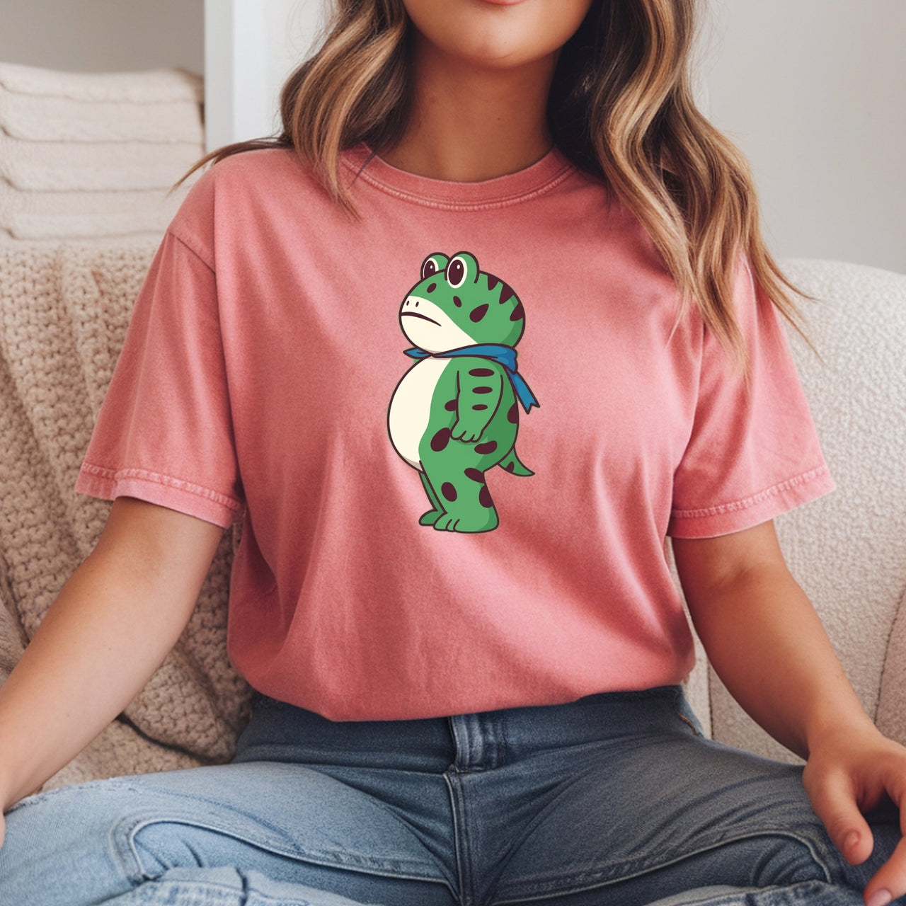 Portland Frog T-Shirt – Witty Protest-Style Vintage Shirt