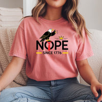 Bald Eagle NOPE Since 1776 T-Shirt – No Kings in America Tee – Funny Patriotic Freedom