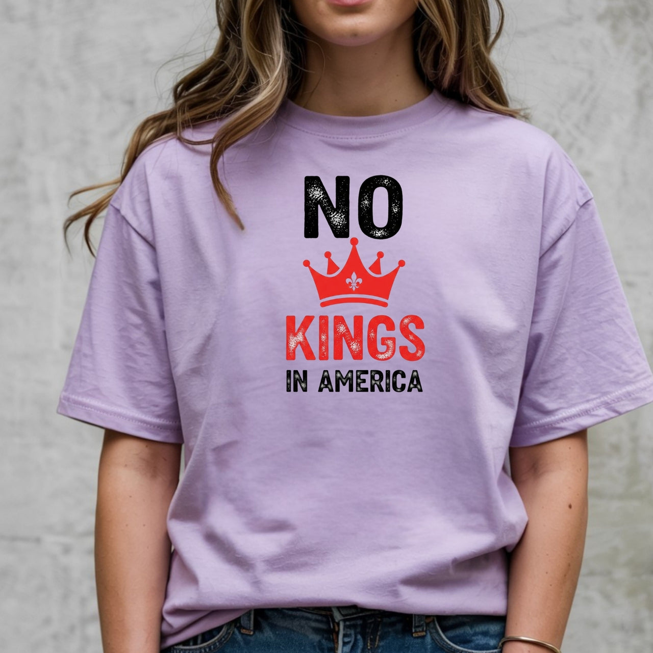 No Kings in America T-Shirt – Patriotic Democracy Tee – Freedom Graphic Top