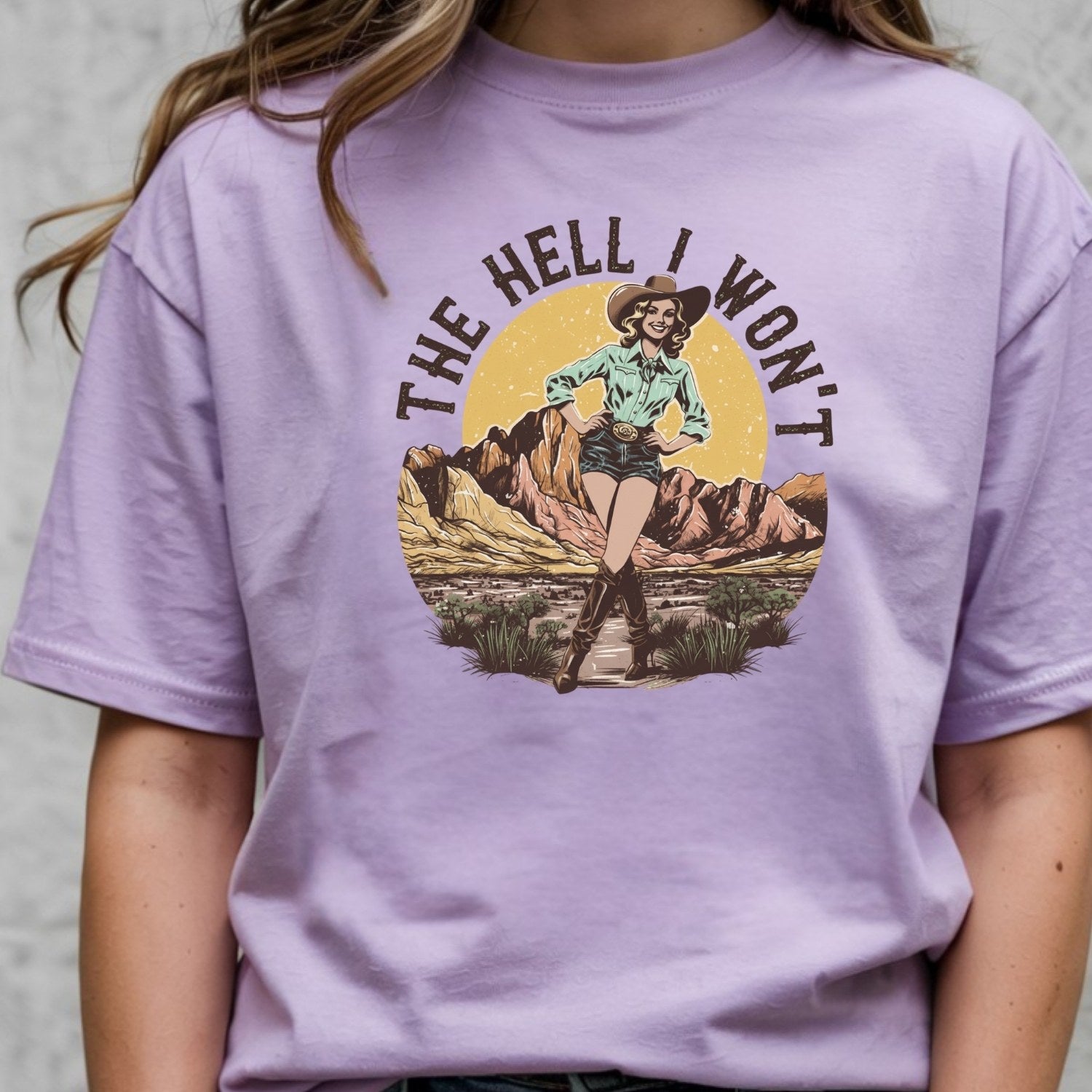 The Hell I Won’t T-Shirt – Retro Feminist Tee, Equality & Strength Gift Idea