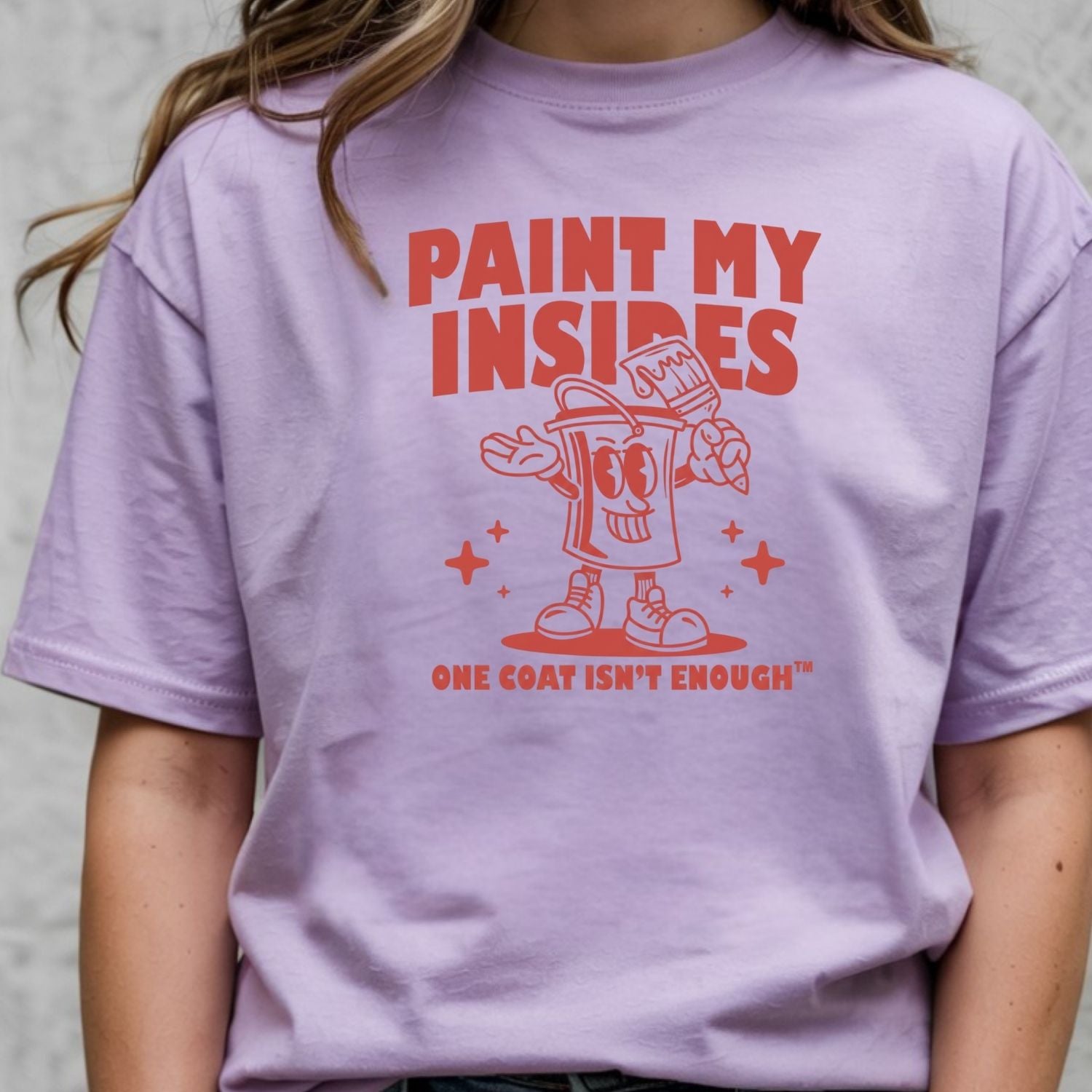 Retro Paint Can Mascot T-Shirt - Funny Art Graphic Tee - Extra Drip Edition Shirt