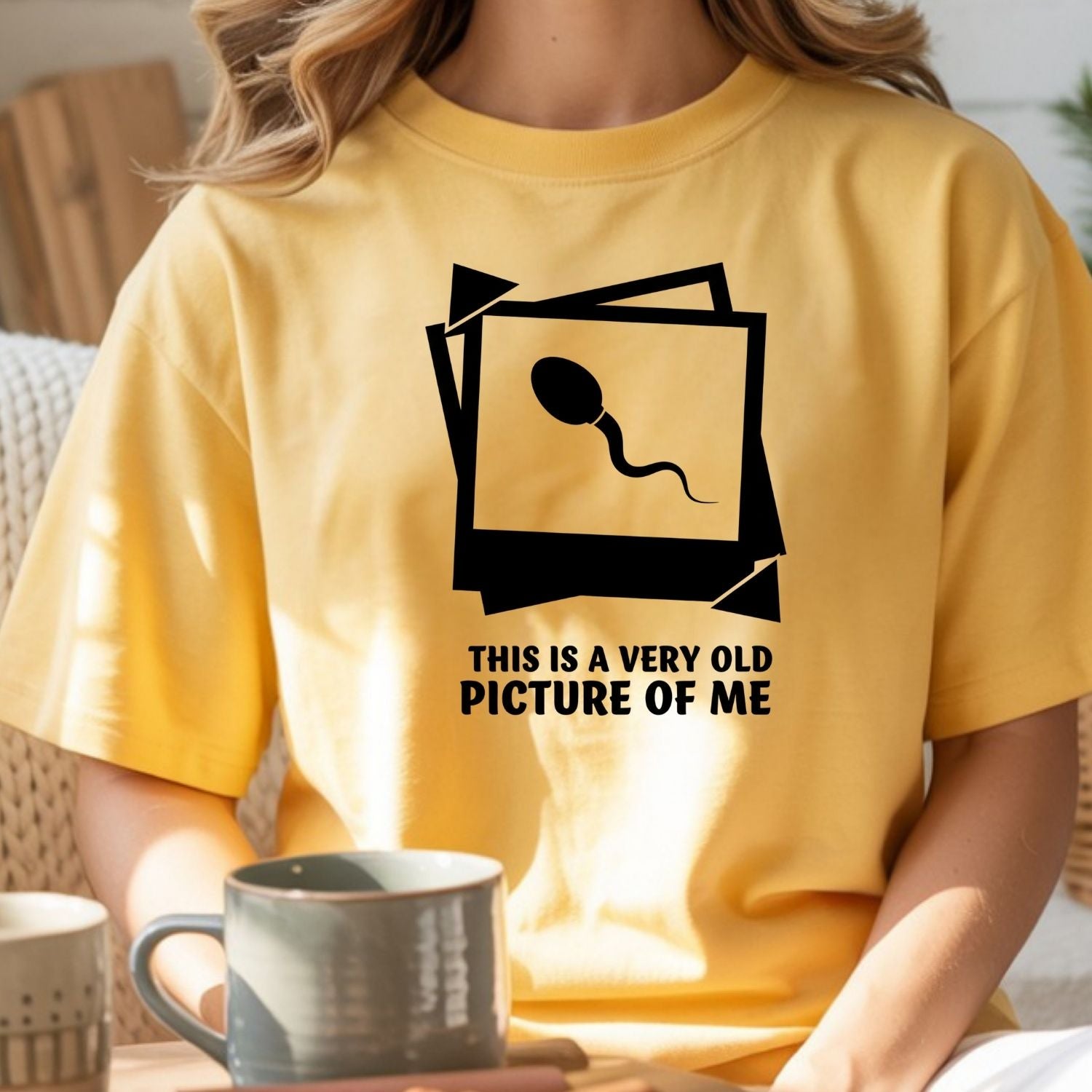 Funny This Is a Very Old Picture of Me T-Shirt - Humor Tee for Men - Sarcastic Birthday Gift