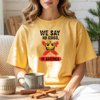 No Kings Day 2.0 T-Shirt – Liberty Inspired Patriotic Graphic Tee