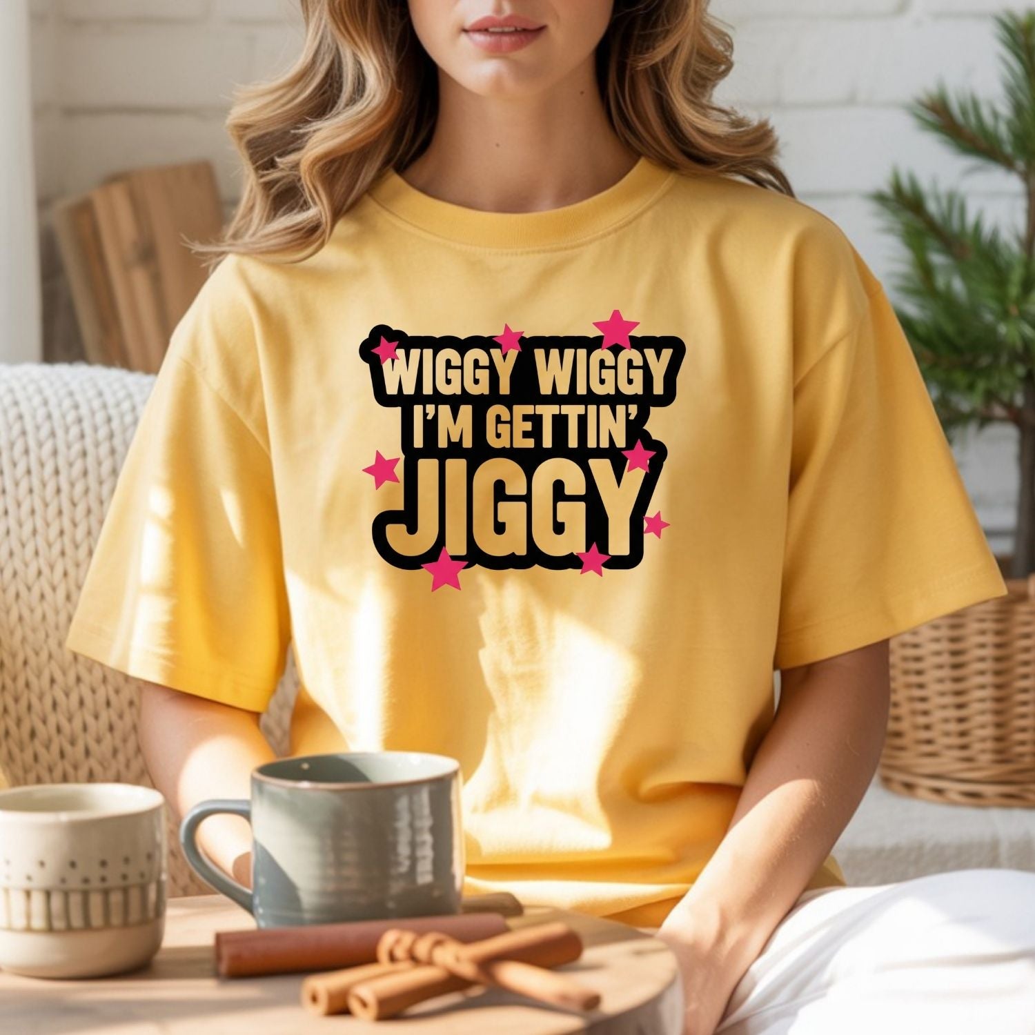 Vintage 90s Boyband T-Shirt – Wiggy Wiggy I’m Gettin Jiggy Retro Tour Tee