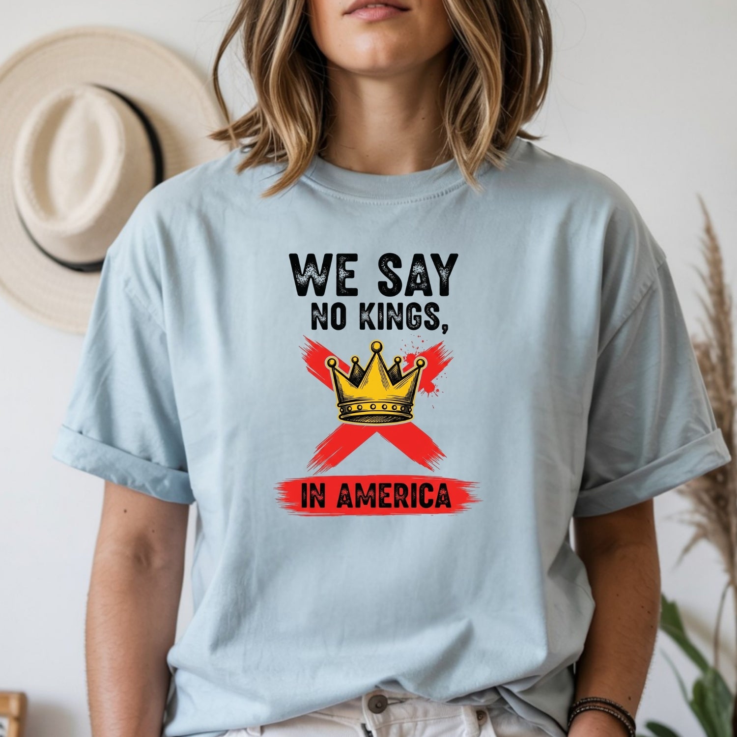 No Kings Day 2.0 T-Shirt – Liberty Inspired Patriotic Graphic Tee