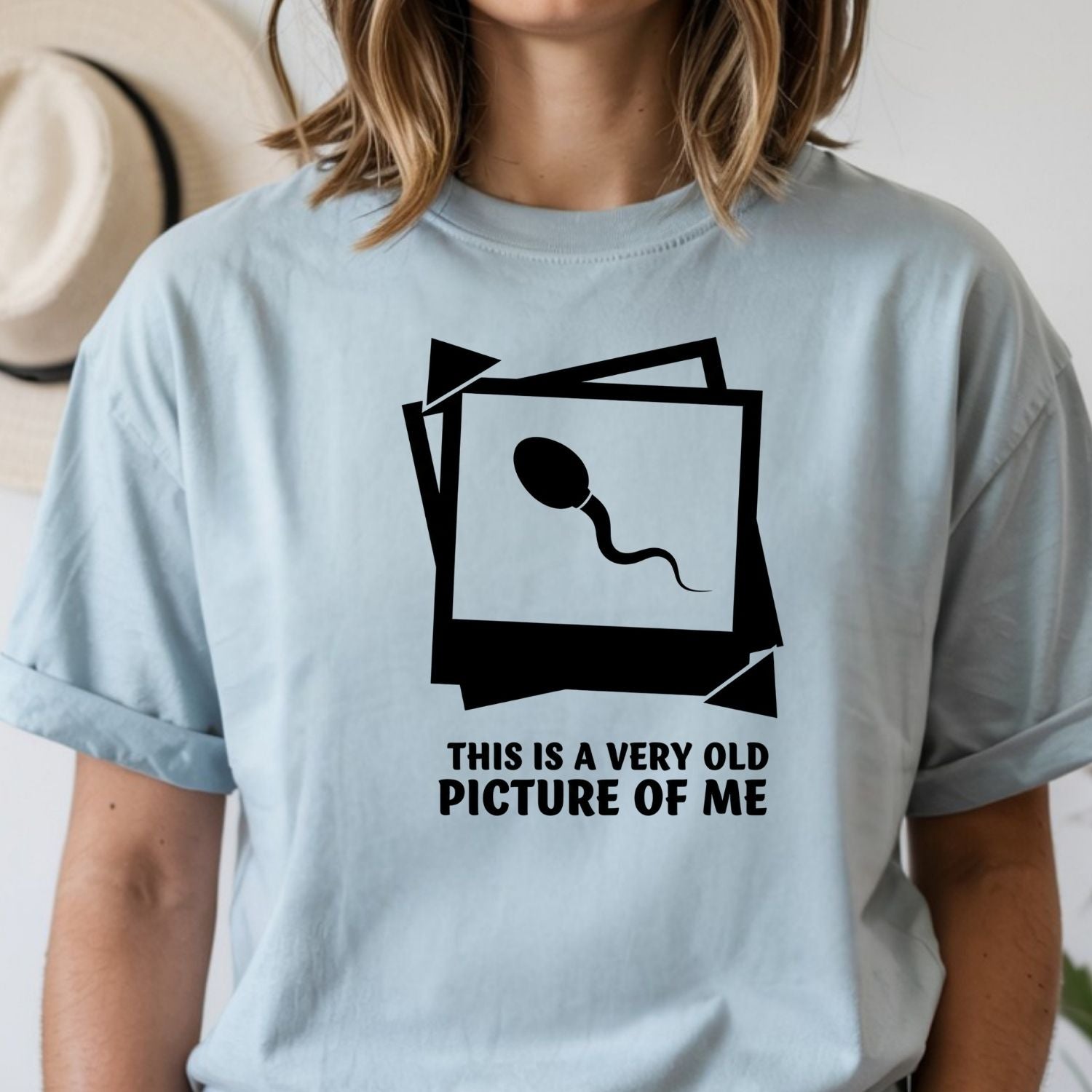 Funny This Is a Very Old Picture of Me T-Shirt - Humor Tee for Men - Sarcastic Birthday Gift
