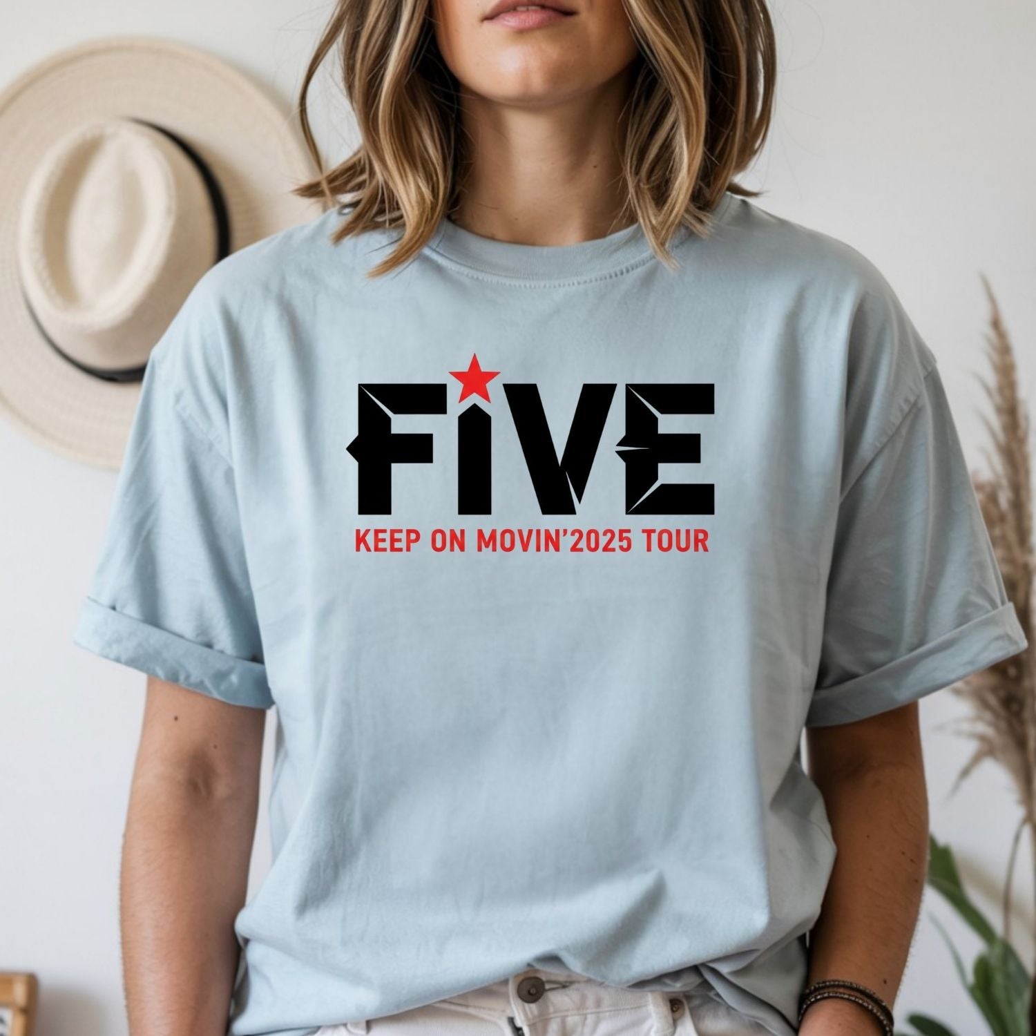 Vintage 90s Keep Movin On Tour Tee – Retro Boyband-Inspired Graphic Shirt