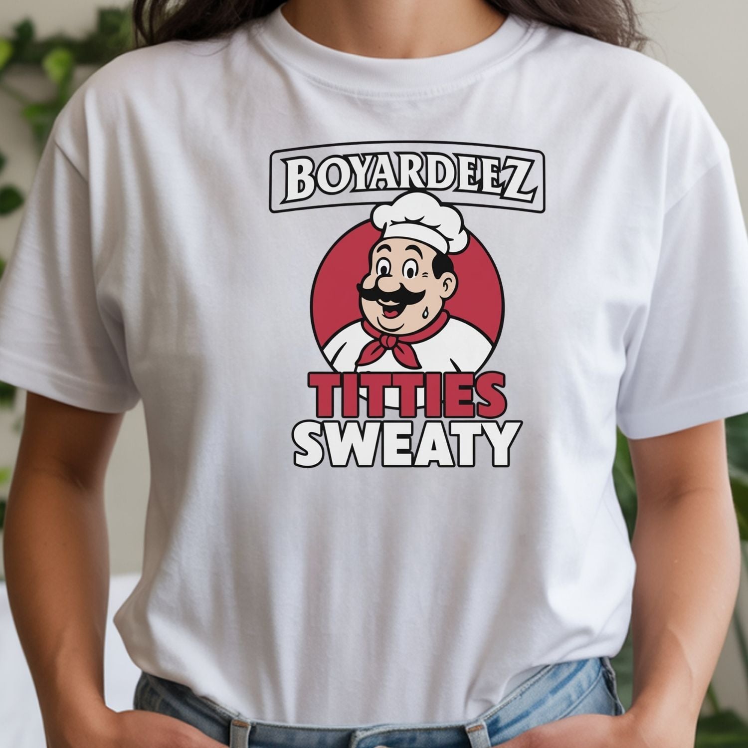 Retro Funny Boyardeez Nutz Sweaty Meme T-Shirt - Embarrassing Graphic Tee - Humor Shirt for Men and Women