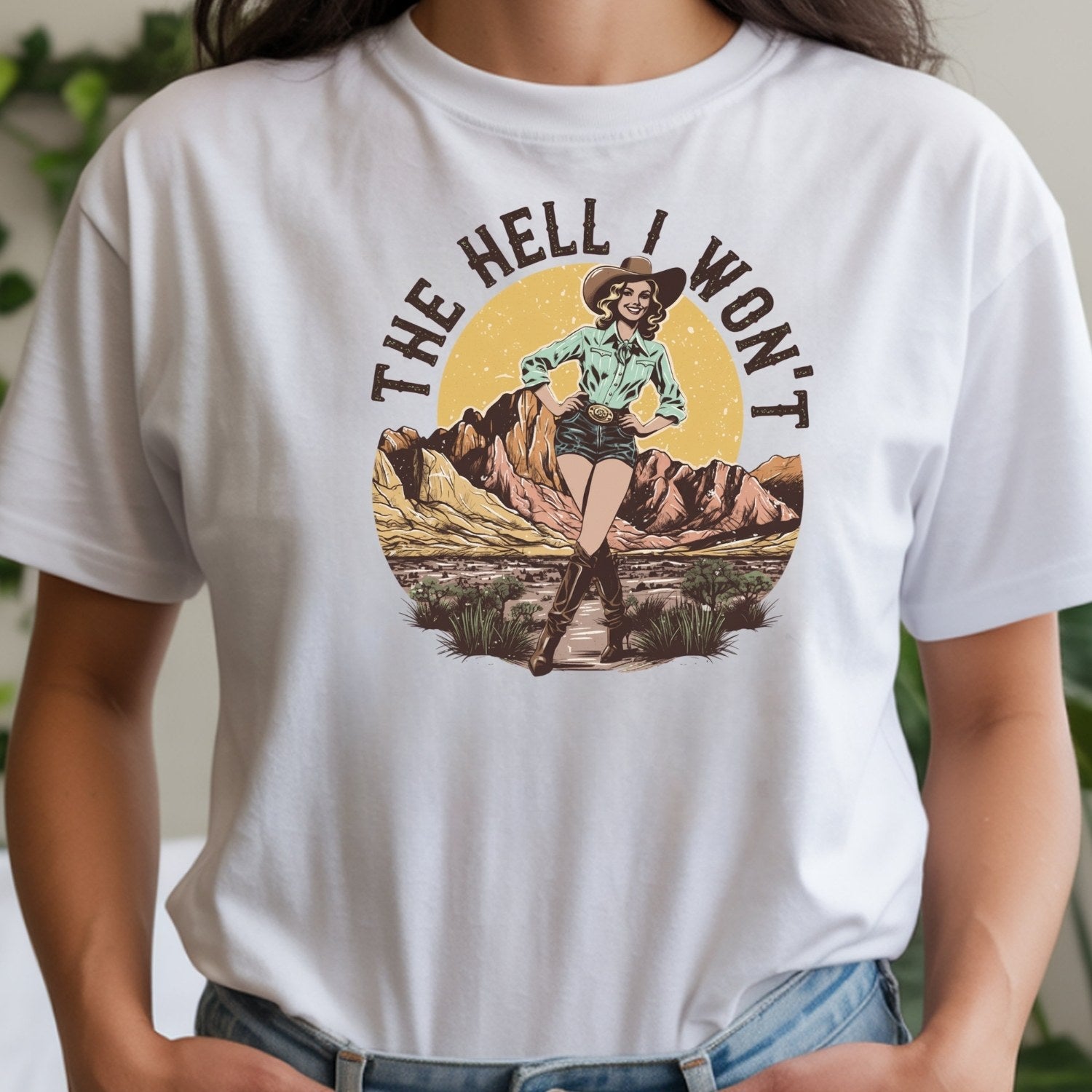 The Hell I Won’t T-Shirt – Retro Feminist Tee, Equality & Strength Gift Idea