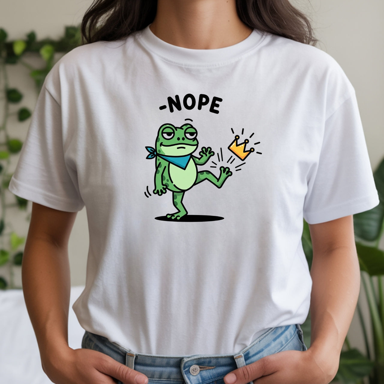 No Kings Portland Frog T-Shirt - Unisex Streetwear Graphic Cotton Top
