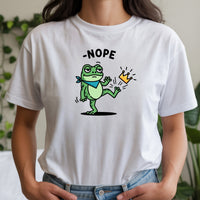 No Kings Portland Frog T-Shirt - Unisex Streetwear Graphic Cotton Top