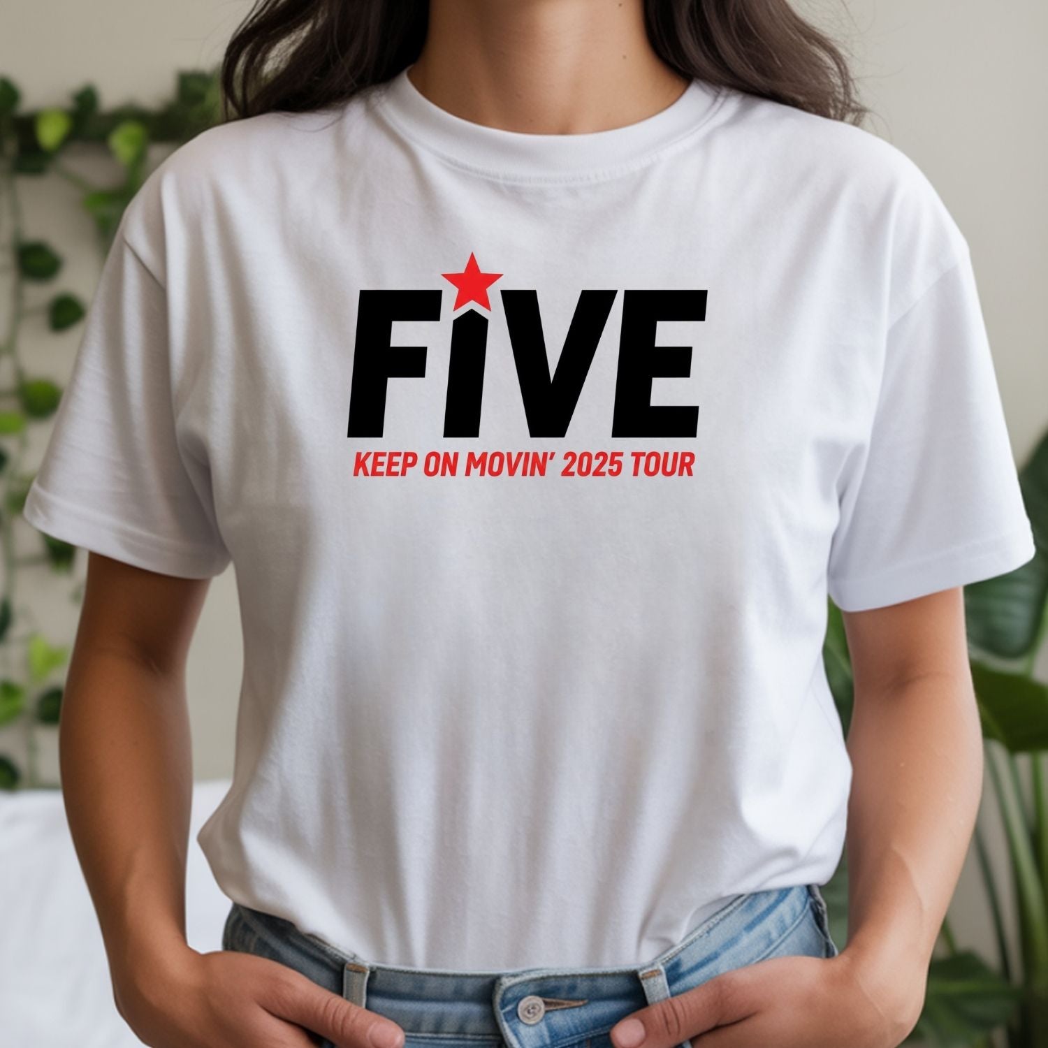 Vintage 90s Boyband T-Shirt – Retro Pop Keep Moving Tour Graphic Tee