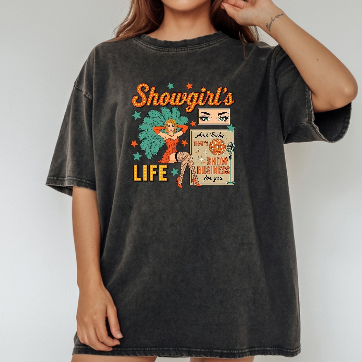 Showgirl Life Era T-Shirt – Retro Era-Inspired Graphic Tee