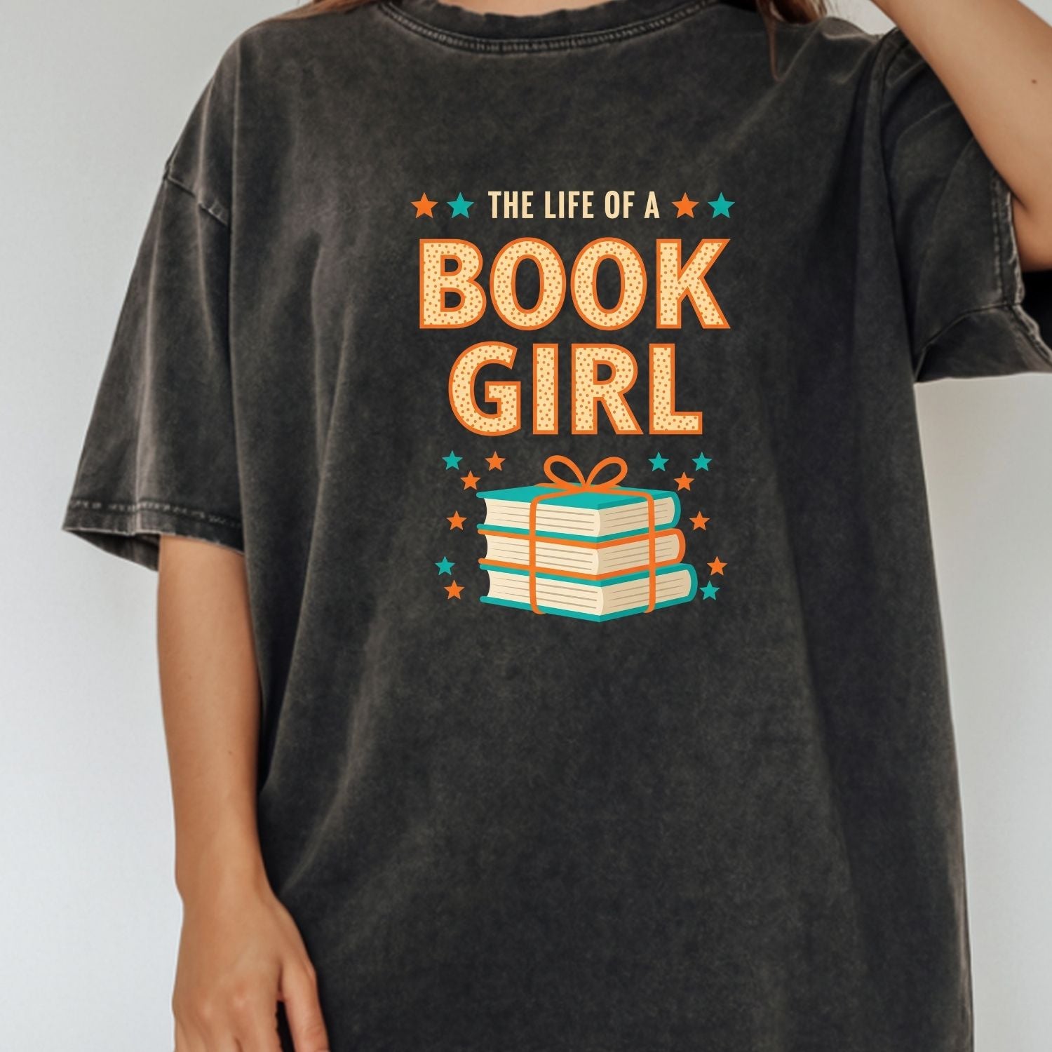 Book Girl Shirt - The Life of a Book Lover Tee - Showgirl Aesthetic T-Shirt for Fans