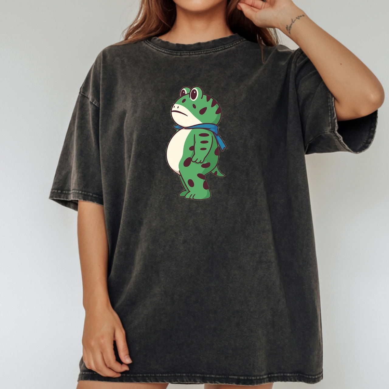 Portland Frog T-Shirt – Witty Protest-Style Vintage Shirt