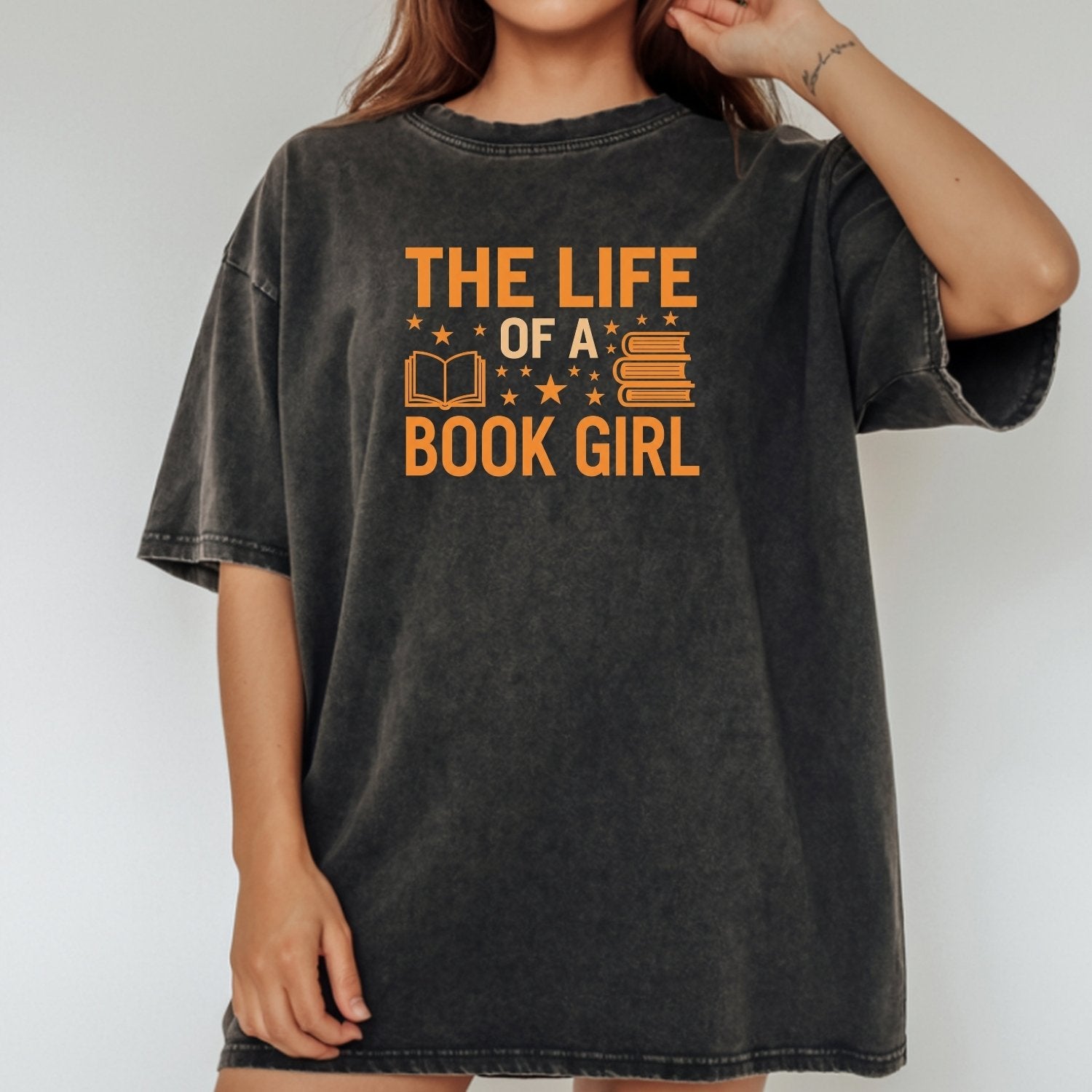 The Life of a Book Girl Shirt – Funny Showgirl Era Book Lover Tee