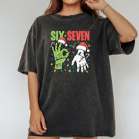 6 7 Christmas Shirt – Funny Santa Meme Holiday Tee