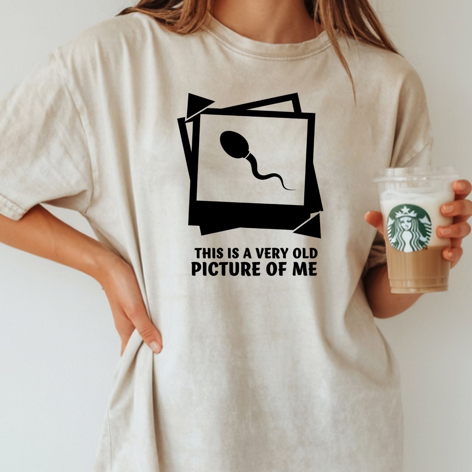 Funny This Is a Very Old Picture of Me T-Shirt - Humor Tee for Men - Sarcastic Birthday Gift