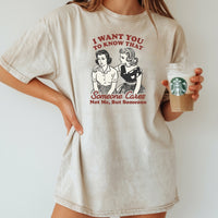 Someone Cares T-Shirt – Retro Sarcastic Tee – Snarky Humor Graphic Design for Women