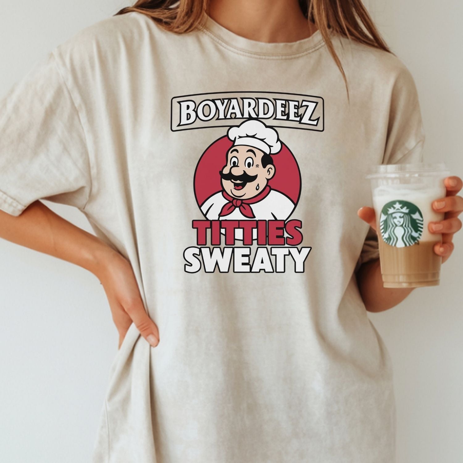 Retro Funny Boyardeez Nutz Sweaty Meme T-Shirt - Embarrassing Graphic Tee - Humor Shirt for Men and Women