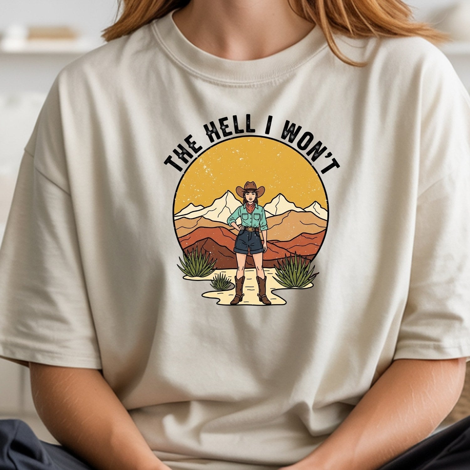 The Hell I Won’t Shirt – Retro Feminist Tee, Women’s Empowerment Gift, Boss Lady T-Shirt