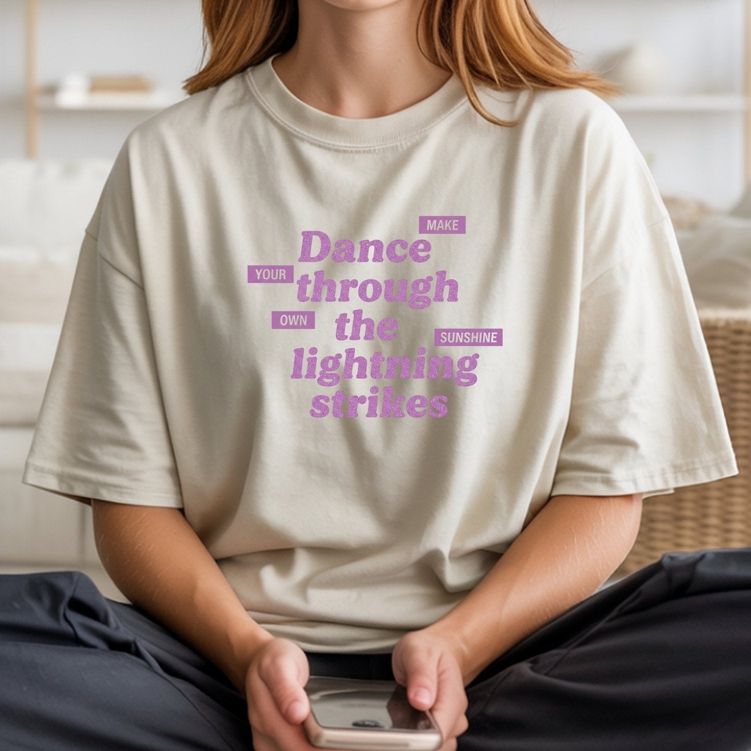 Showgirl Make Your Own Sunshine Shirt – Retro Positive Graphic Tee