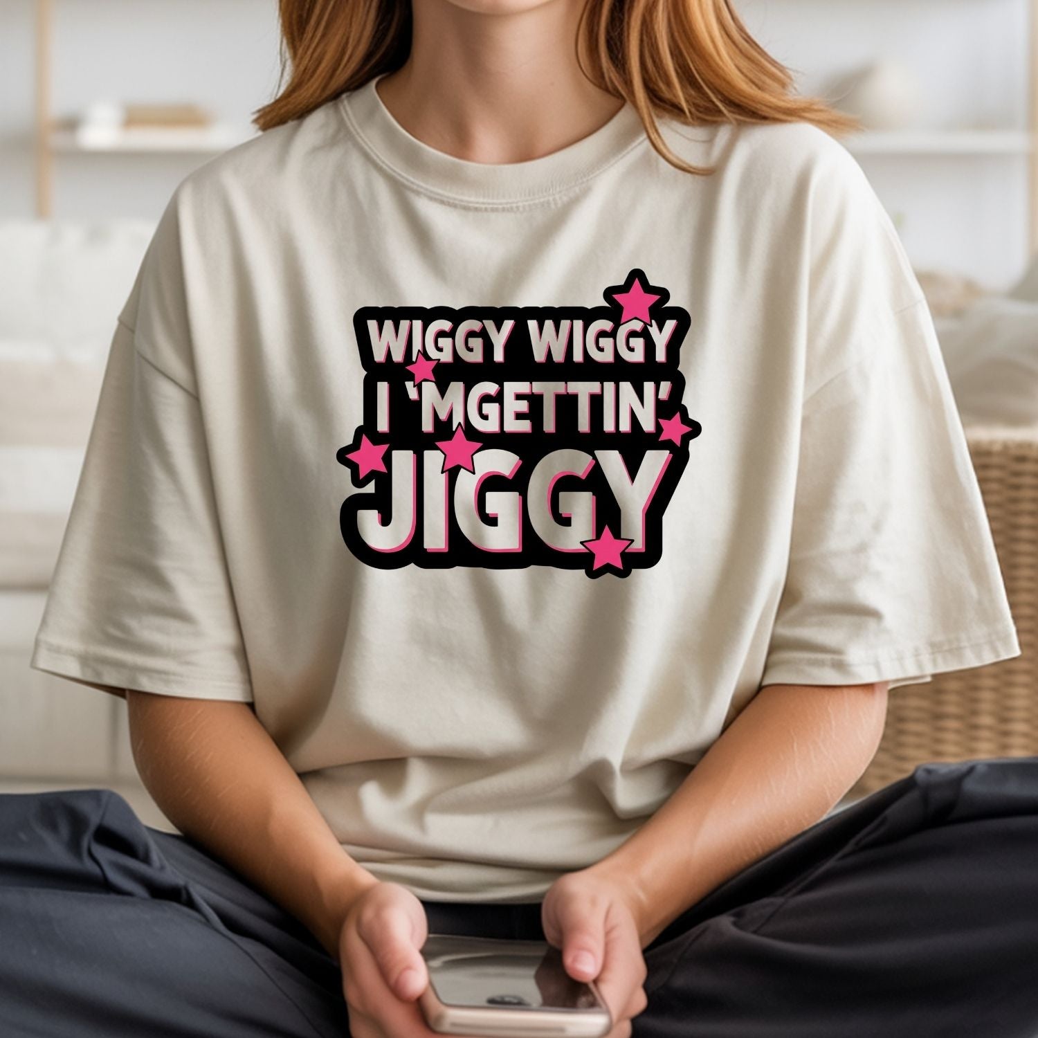 Vintage 90s Boyband T-Shirt – Wiggy Wiggy I’m Gettin’ Jiggy Retro Tour Tee